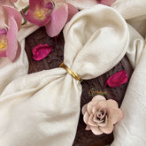 Vriksham Unique Floral Jadau Kundan Finger Ring-Red Green & White-J3420